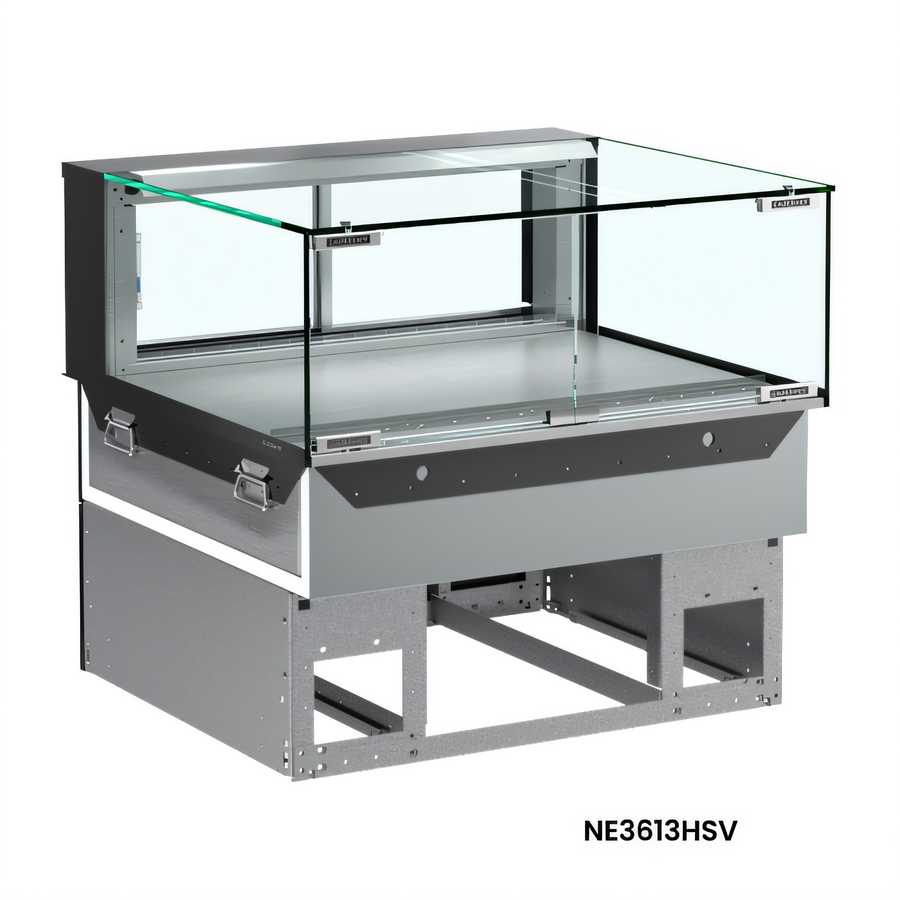 Product image #1 for Reveal® Heated Slide-In Service Counter Case, 47-3/4" Wide, Convection Heat
