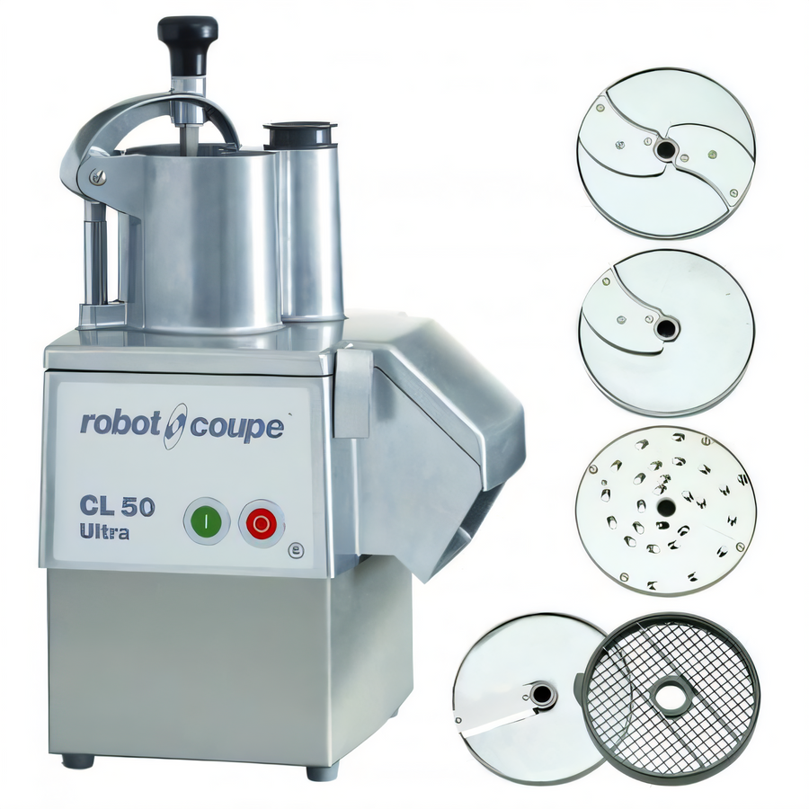 Product image #1 for Robot Coupe CL50 Ultra Pizza Continuous Feed Vegetable Prep Food Processor Pack, 1-1/2 HP, 120V