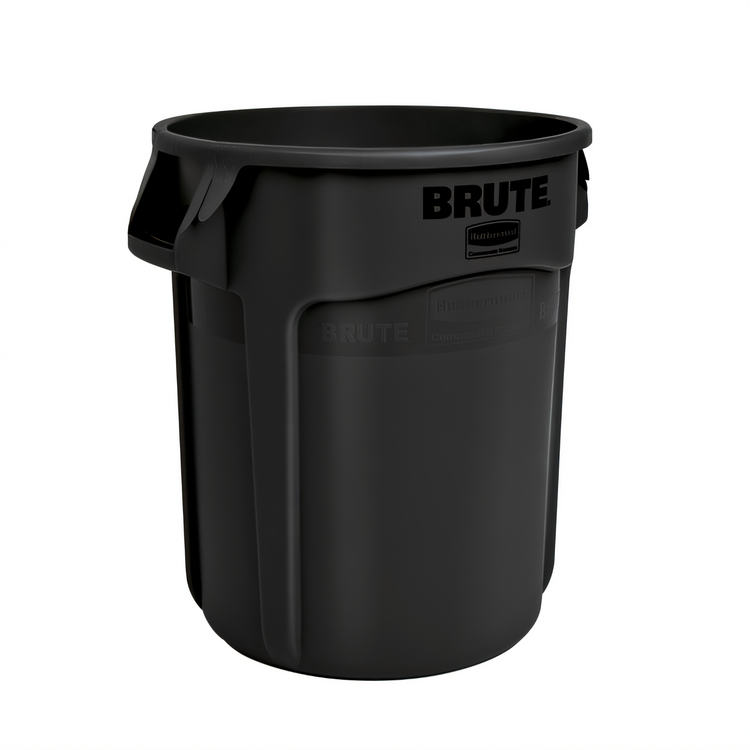 Product image #1 for Rubbermaid Commercial BRUTE 20 Gallon Round Trash Container, Black, No Lid