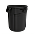 Thumbnail image #1 for Rubbermaid Commercial BRUTE 20 Gallon Round Trash Container, Black, No Lid