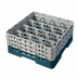 Thumbnail image #2 for Cambro Camrack® Full Size 16-Compartment Glass Rack with 3 Extenders, Teal
