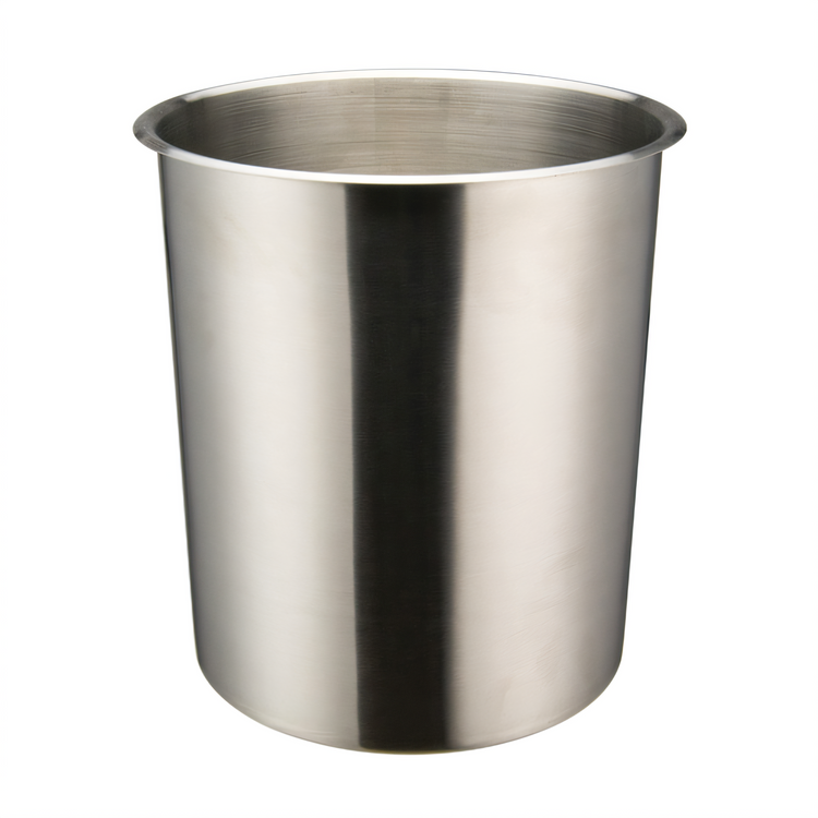 Product image #1 for Winco Prime 8.25 Qt Round Stainless Steel Bain-Marie Pan