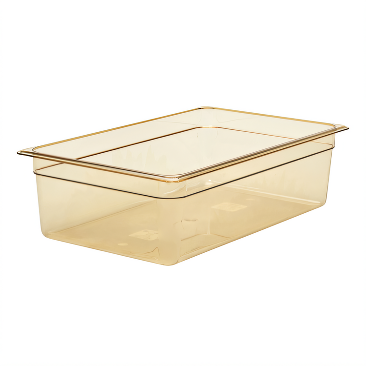 Product image #1 for Cambro H-Pan High Heat Full-Size 6-Inch Deep Amber Hot Food Pan