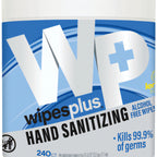 Thumbnail image #1 for CFS Brands WipesPlus® 33803 Alcohol-Free Hand Sanitizing Wipes, Canister, 240 Wipes