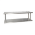 Thumbnail image #1 for BK Resources Double Tier Wall-Mounted Pass Through Shelf, 72 W x 24 D, Stainless Steel