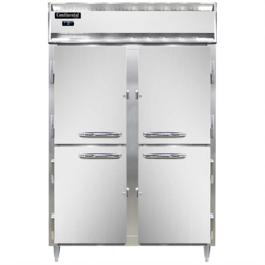 Product image #1 for Continental Refrigerator D2FNHD Designer Line Two-Section Reach-in Freezer with Half-Height Solid Doors