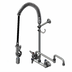 Thumbnail image #1 for EasyInstall 8-Inch Wall-Mount Pre-Rinse Unit with Add-On Faucet and 18-Inch Double-Joint Swing Nozzle