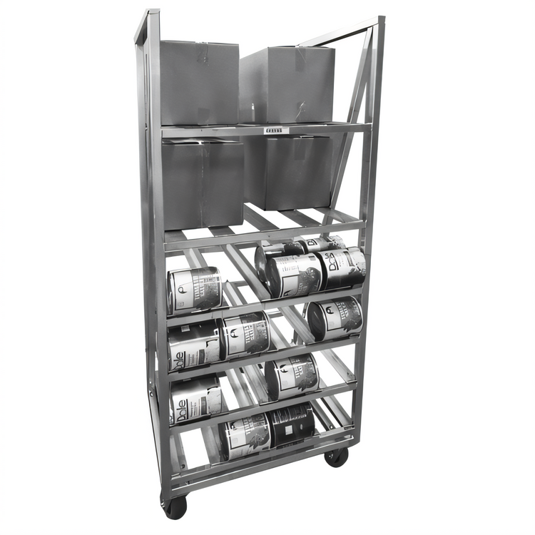 Product image #1 for Channel Manufacturing CSBR-80 Stationary Aluminum Can and Storage Rack for 80 #10 Cans