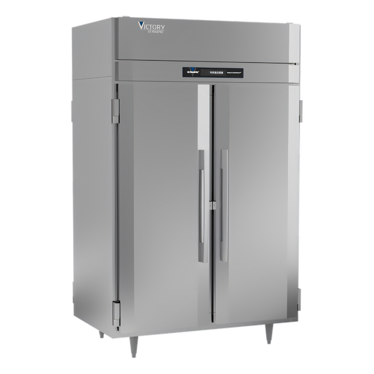 Product image #1 for Victory UltraSpec FS-2D-S1-PT-HC Two-Section Pass-Thru Solid Door Freezer