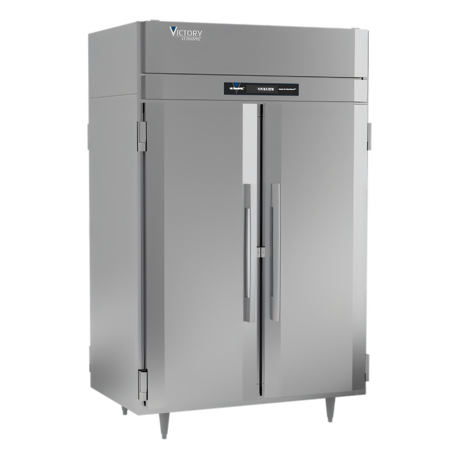 Product image #1 for Victory UltraSpec FS-2D-S1-PT-HC Two-Section Pass-Thru Solid Door Freezer