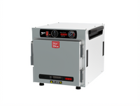 Metro HotBlox Narrow 4-Pan Countertop Insulated Holding Cabinet, Solid Door, Analog Controls