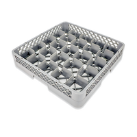 Crestware Full-Size 25-Compartment Glass Rack Base