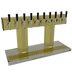 Thumbnail image #1 for Glastender Countertop Tee Draft Dispensing Tower, Glycol-Cooled, 10-Faucet, Polished Brass Finish