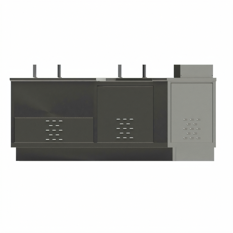 Product image #1 for John Boos Stainless Steel Curb Base Provision for Modular Base Work Tables, Per Linear Foot