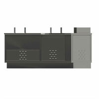John Boos Stainless Steel Curb Base Provision for Modular Base Work Tables, Per Linear Foot