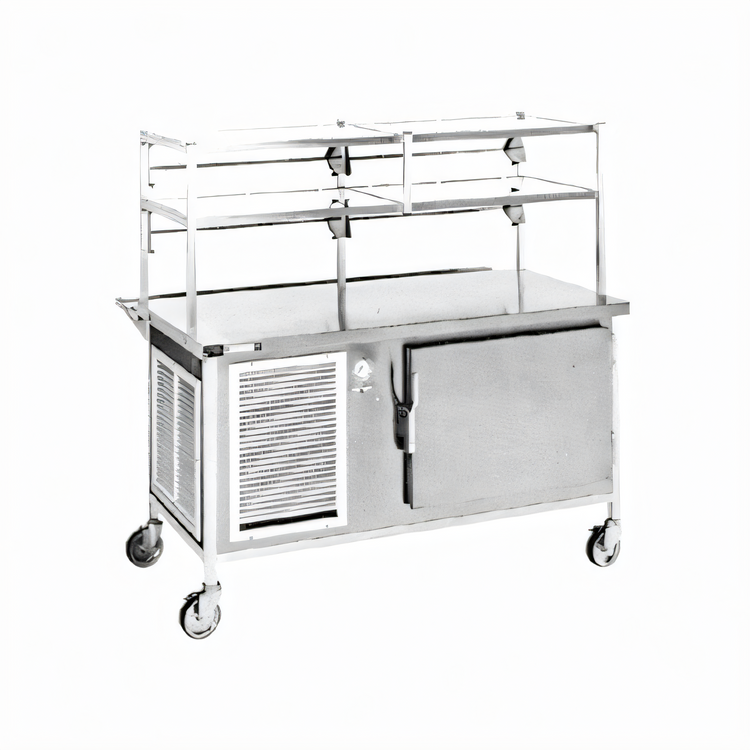 Product image #1 for Atlas Metal CATR-5 Utility Solid Top Serving Counter with Refrigerated Base