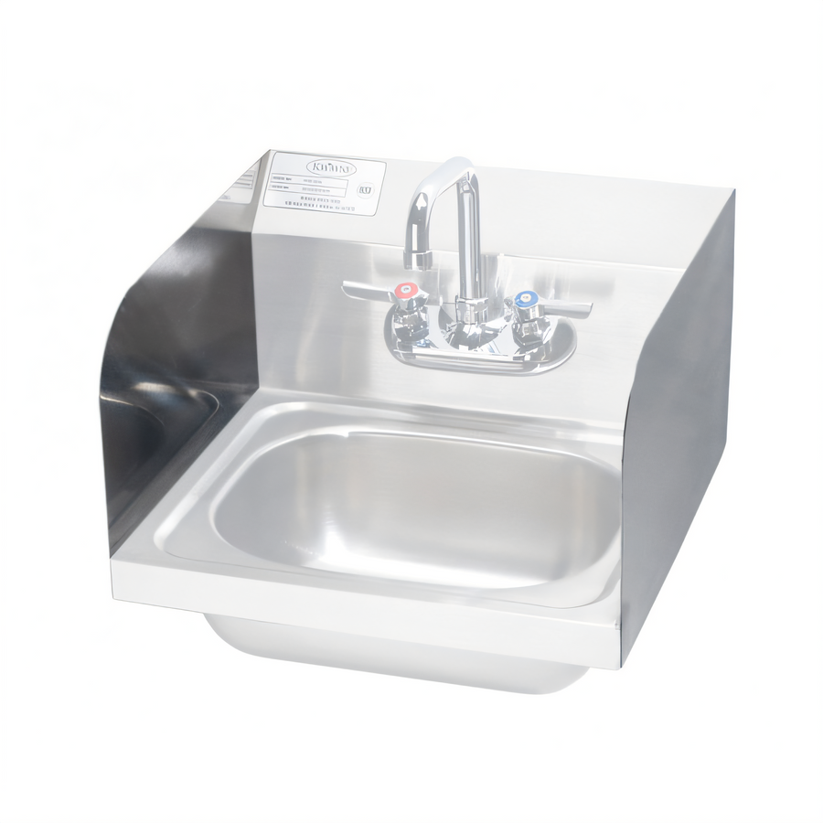 Product image #1 for Krowne 15-Inch Factory Installed Left and Right Side Splash Guards for Hand Sinks