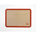 Thumbnail image #1 for Mercer Culinary Half-Size Silicone Baking Mat, 11-7/8 x 16-1/2 Inches, Orange Border, Printed Measure Marks