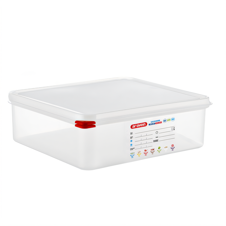 Product image #1 for Araven 9.75 Qt GN 2/3 Stackable Food Storage Container with Airtight Lid