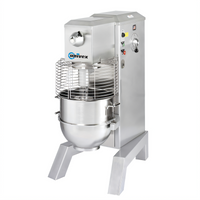 Univex SRM60+PM 60 Qt Floor Model Planetary Pizza Mixer with 2-Speed Drive and Power Bowl Lift