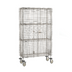 Thumbnail image #1 for Metro Super Erecta Mobile Standard-Duty Stainless Steel Security Cage with 2 Intermediate Shelves