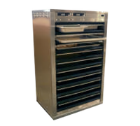 Carter-Hoffmann DF2620-5 1/2 Size Doorless Pass-Through Heated Holding Cabinet with 5 Heated Shelves
