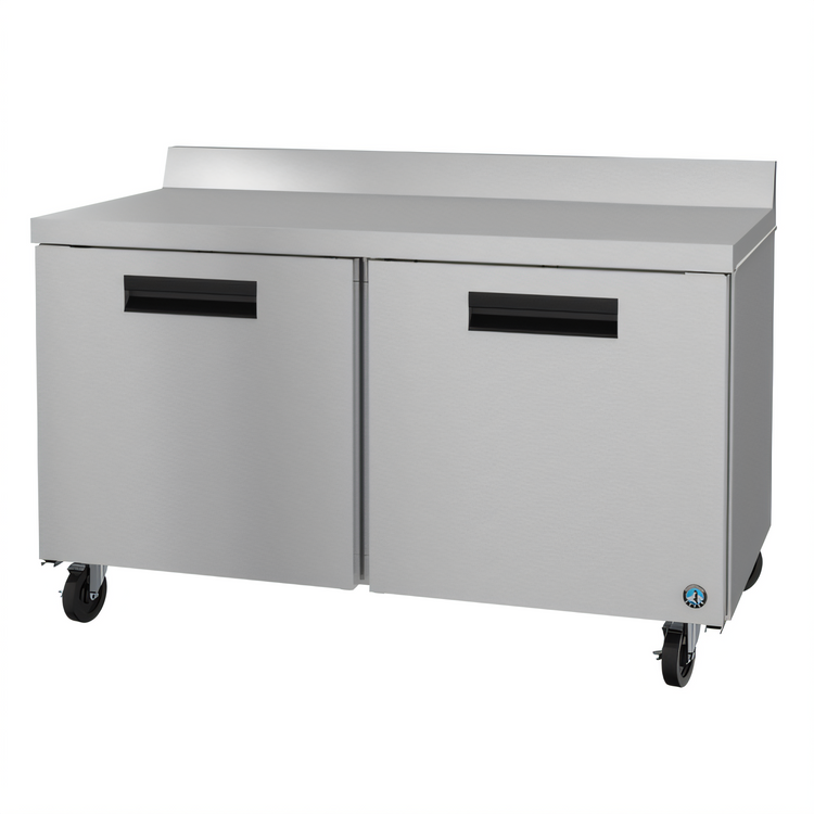 Product image #1 for Hoshizaki Steelheart 60-Inch Two-Section Reach-In Worktop Freezer, 15.1 Cu. Ft., Solid Doors
