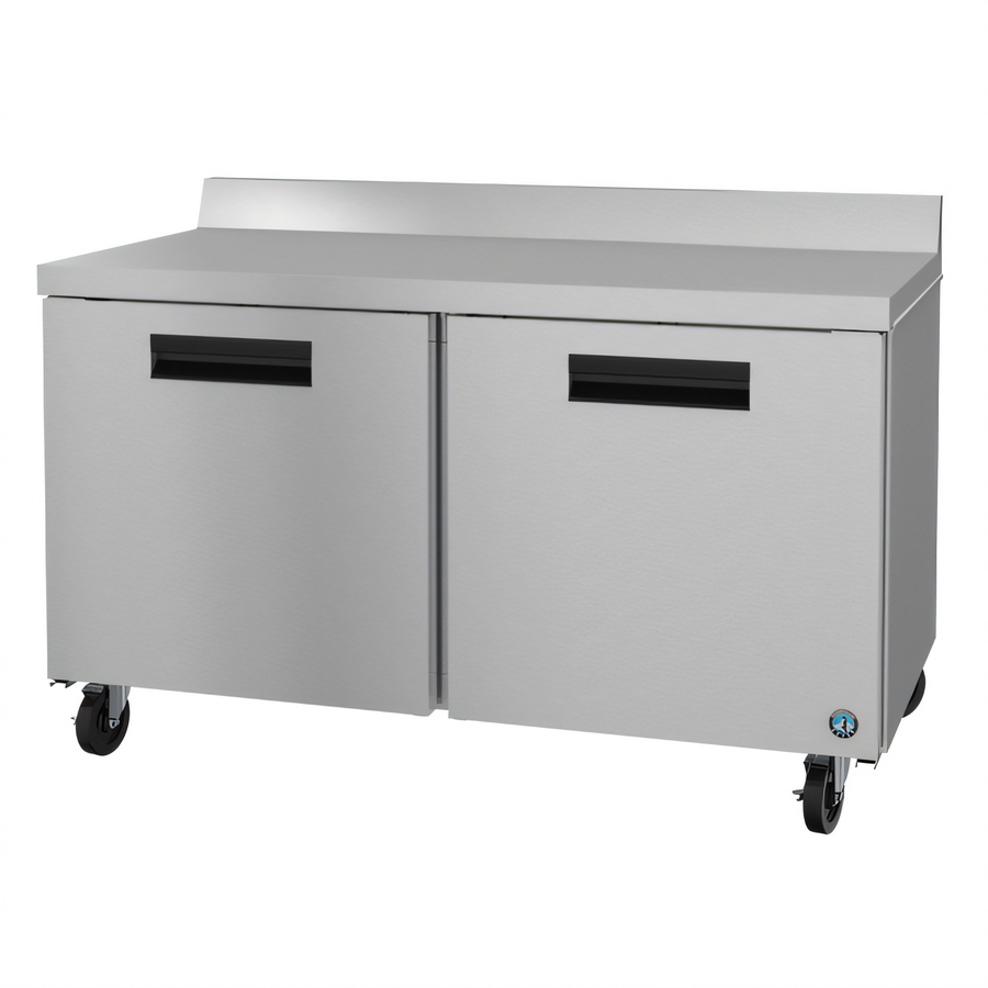 Product image #1 for Hoshizaki Steelheart 60-Inch Two-Section Reach-In Worktop Freezer, 15.1 Cu. Ft., Solid Doors