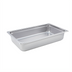 Thumbnail image #2 for Winco Full-Size 24 Gauge Anti-Jamming Solid Steam Table Pan, 4 Inch Deep, 18/8 Stainless Steel
