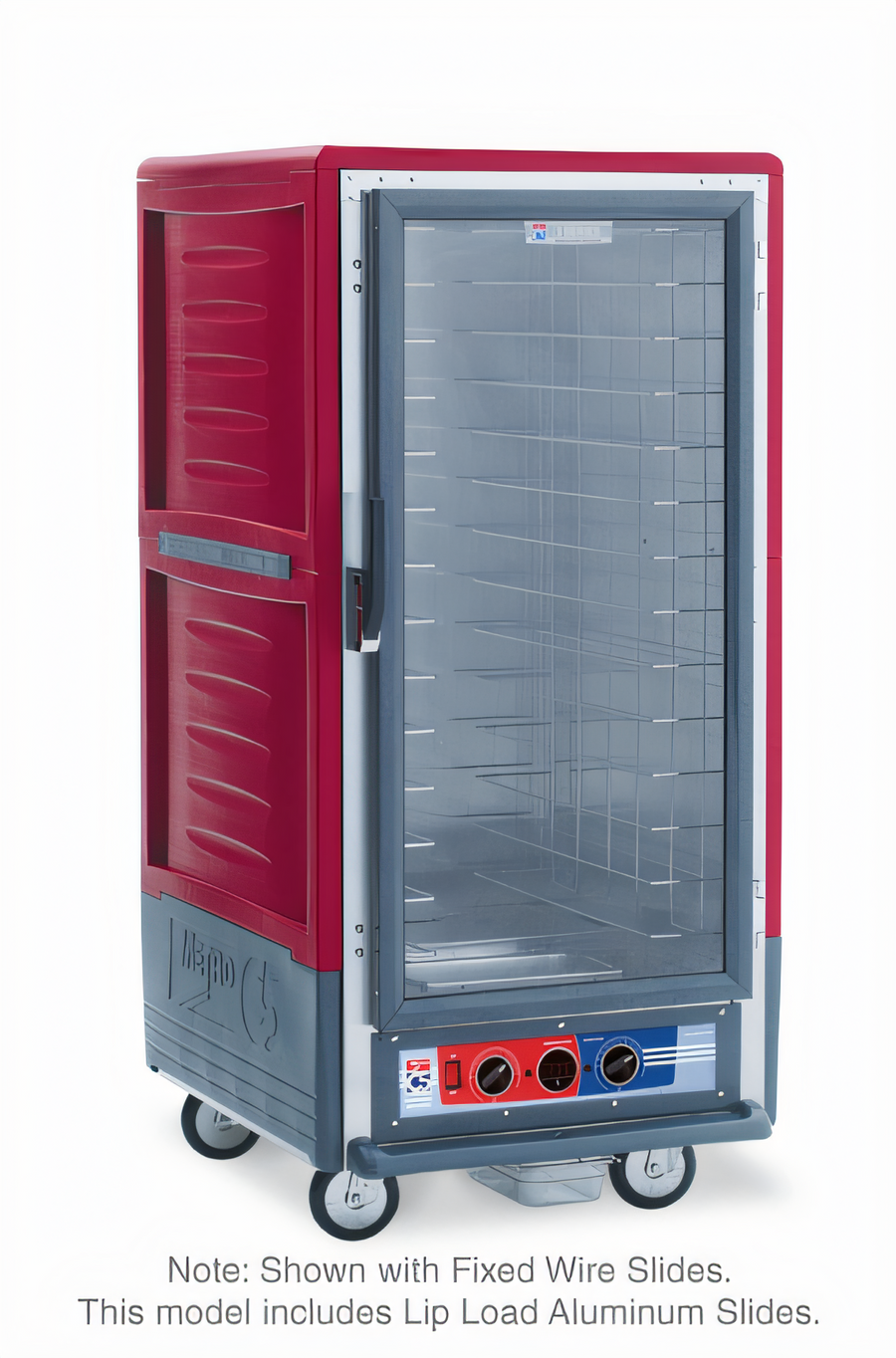 Product image #1 for Metro C5 3 Series 3/4 Height Mobile Moisture Heated Holding and Proofing Cabinet with Clear Polycarbonate Door and Lip Load Slides
