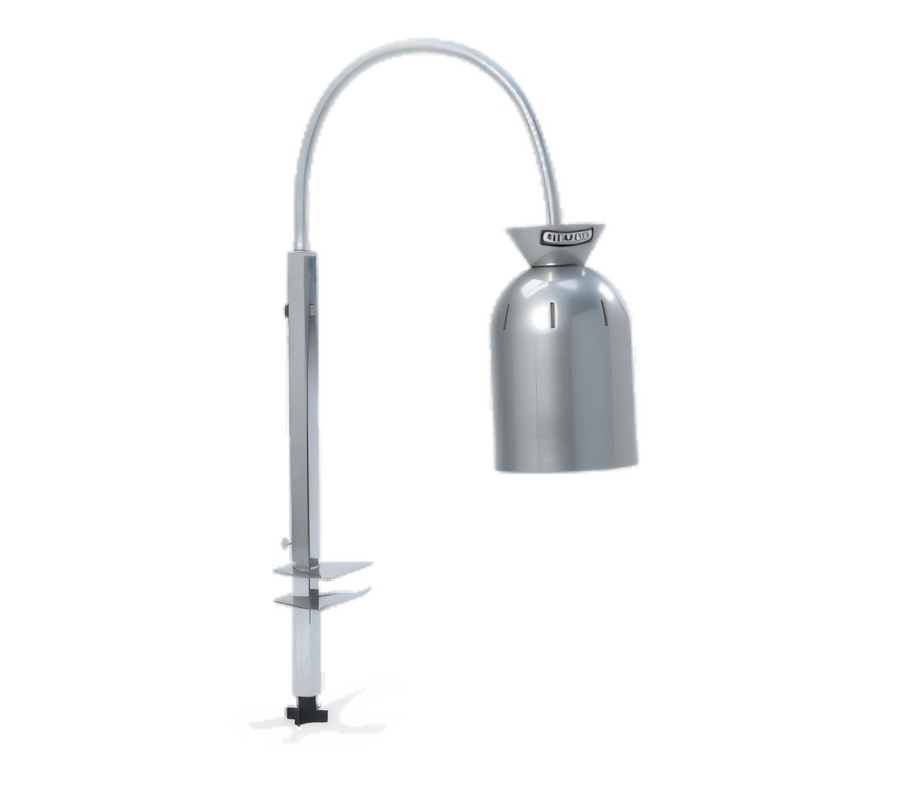 Product image #1 for Nemco Portable Clamp-On Adjustable Gooseneck Infrared Heat Lamp, Single Bulb, 120V, 250W