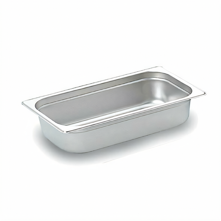 Product image #1 for Omcan USA 1/3 Size Solid Stainless Steel Steam Table Pan, 4-Inch Deep