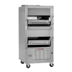 Thumbnail image #1 for Southbend (Middleby) 270 Double-Deck Free-Standing Infrared Gas Broiler with Enclosed Base, Stainless Steel, 208,000 BTU