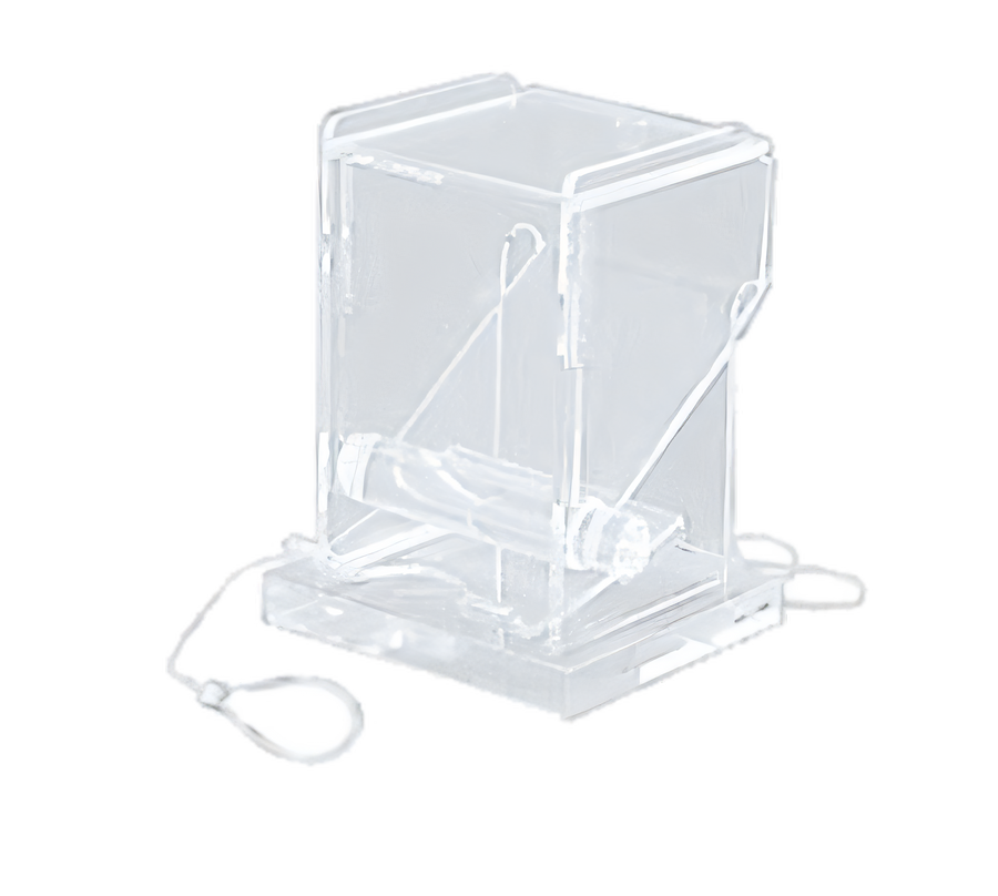 Product image #1 for Clear Acrylic Countertop Toothpick Dispenser with Nylon Security Line