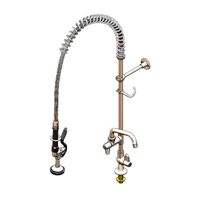 Equip Commercial Pre-Rinse Unit with 6-1/8-Inch Add-On Faucet and Swing Nozzle, Deck Mount