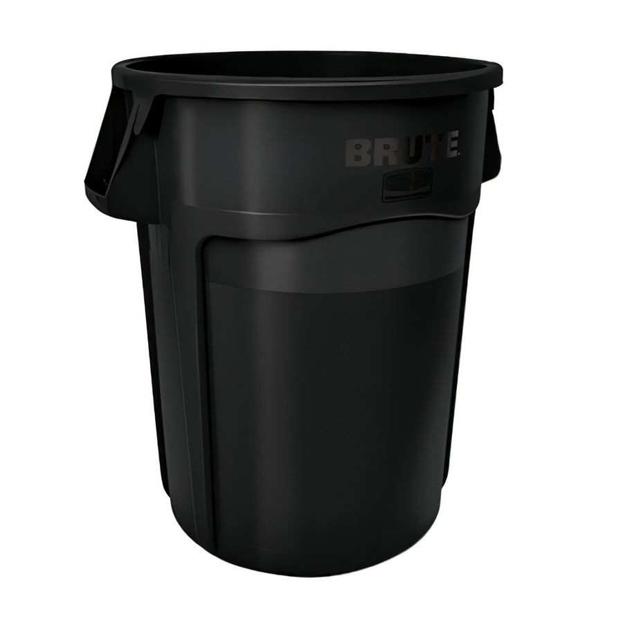 Product image #1 for Rubbermaid Commercial BRUTE 44 Gallon Round Trash Container, Black, Without Lid