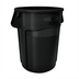 Thumbnail image #1 for Rubbermaid Commercial BRUTE 44 Gallon Round Trash Container, Black, Without Lid