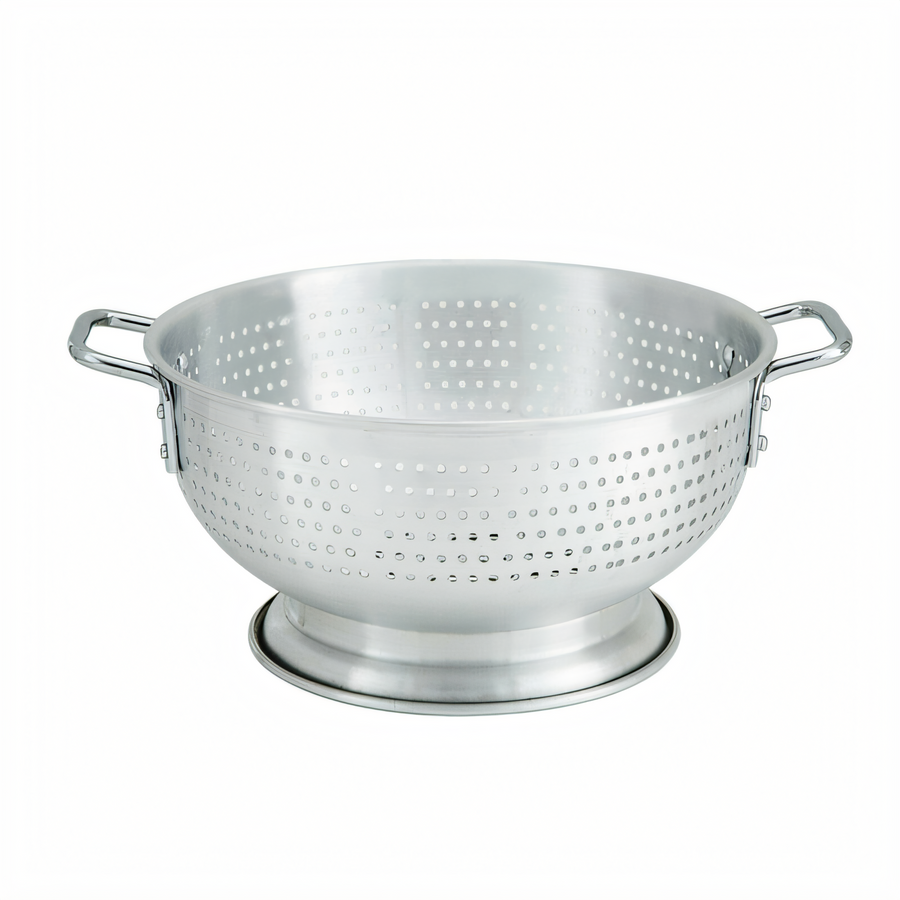 Product image #1 for Winco 11-Quart Aluminum Colander with Base and Handles, 15-Inch Diameter