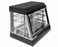 Vollrath HFM-26 Countertop Self-Service Hot Food Merchandiser with Angled Illuminated Display and 3 Adjustable Shelves
