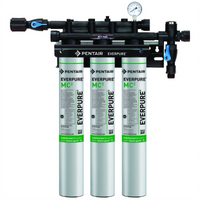Everpure QC7I Triple MC2 Fountain Beverage Water Filtration System