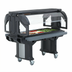 Thumbnail image #2 for Cambro Versa Food Bar 5-Foot Cold Food Buffet Station, 4 Full-Size Pan, Black