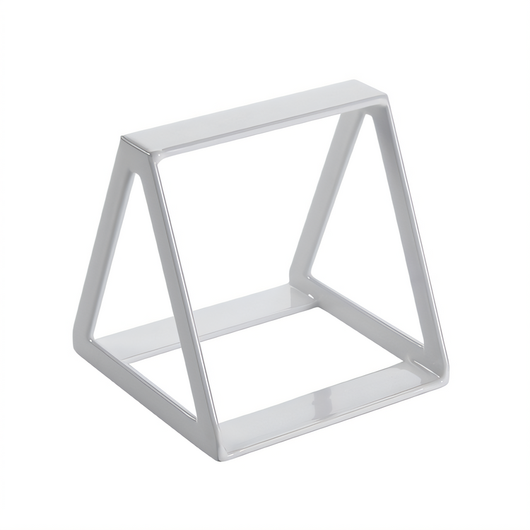 Product image #1 for American Metalcraft 5-Inch White Rubberized Display Wedge