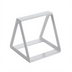 Thumbnail image #1 for American Metalcraft 5-Inch White Rubberized Display Wedge