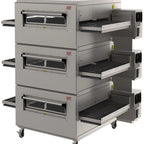 Thumbnail image #1 for XLT Ovens X4 1832-3-E Triple-Stack Electric Conveyor Pizza Oven, Digital Controls, 18-Inch Conveyor, 32-Inch Chamber