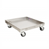 Thumbnail image #1 for Omcan Dish Rack Cart, 661 lb. Capacity, 304 Stainless Steel, 4 Swivel Casters