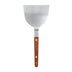 Thumbnail image #1 for Winco Stainless Steel Teppanyaki Turner with Wood Handle, 4-Inch x 3-1/2-Inch Blade