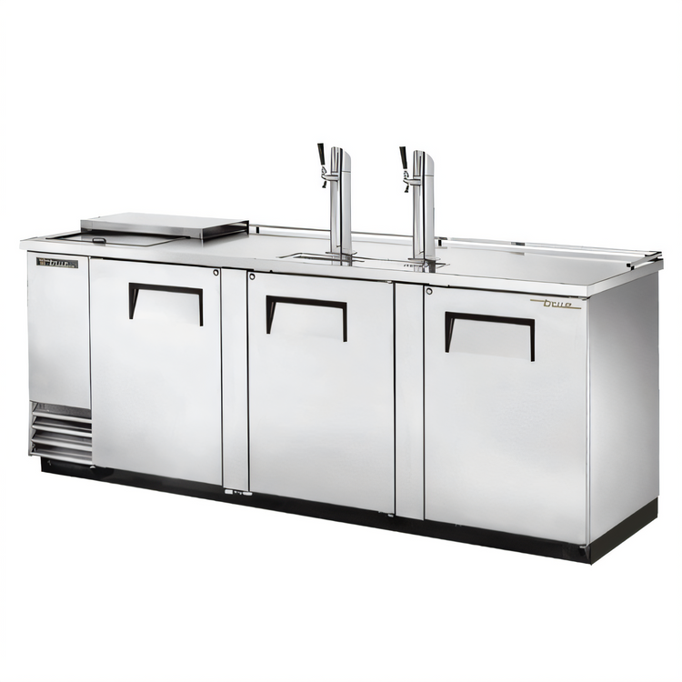 Product image #1 for True Club Top 4 Half-Barrel Draft Beer Cooler with 2 Beer Columns