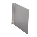 Thumbnail image #1 for BK Resources BKHS-SSD1410 Single Removable Side Splash for Deck-Mount Hand Sink, 17"W x 9-1/2"H, 304 Stainless Steel