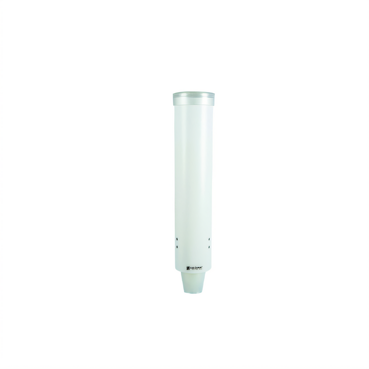 Product image #1 for San Jamar Medium Pull-Type Wall-Mount Water Cup Dispenser, 16-Inch Tube, White