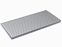 Krowne 17 Inch x 8 Inch Brushed Stainless Steel Drip Tray